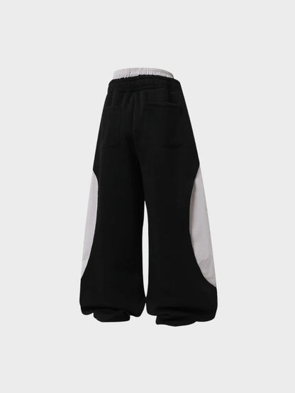 DCRB a rayas Joggers de corte barrel