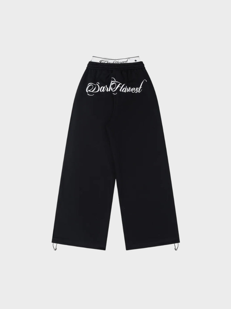 DCRB de doble cintura Joggers baggy