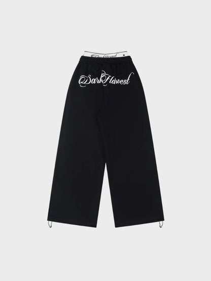 DCRB de doble cintura Joggers baggy