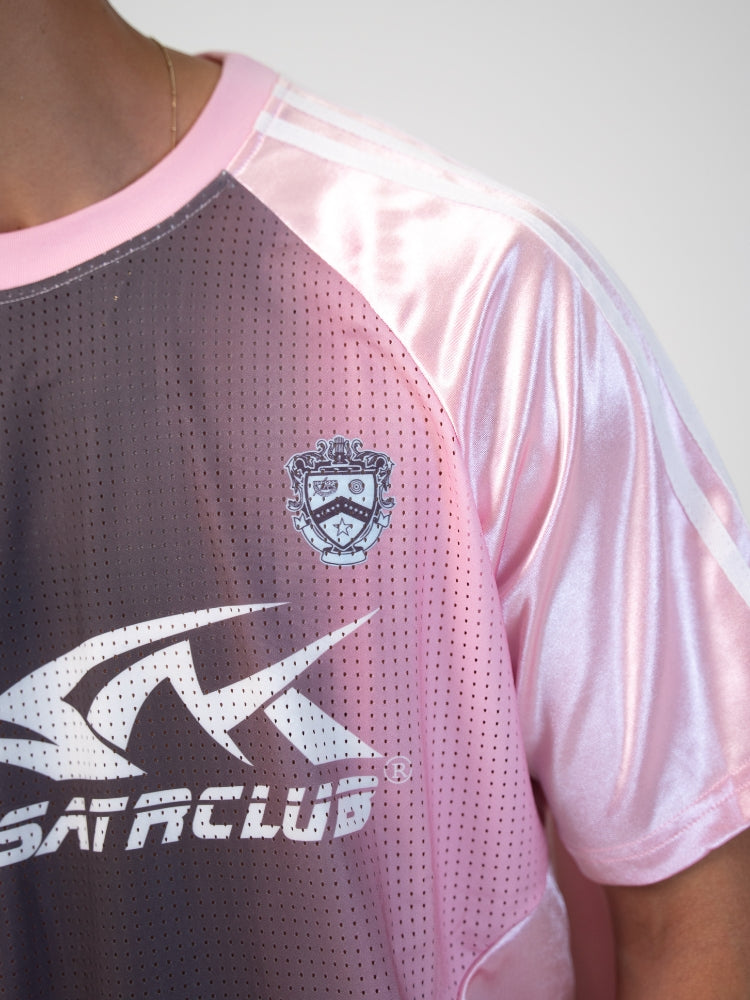 DCRB Distressed Camiseta de malla de fútbol