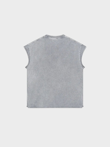 DCRB Distressed Washed Tanktop