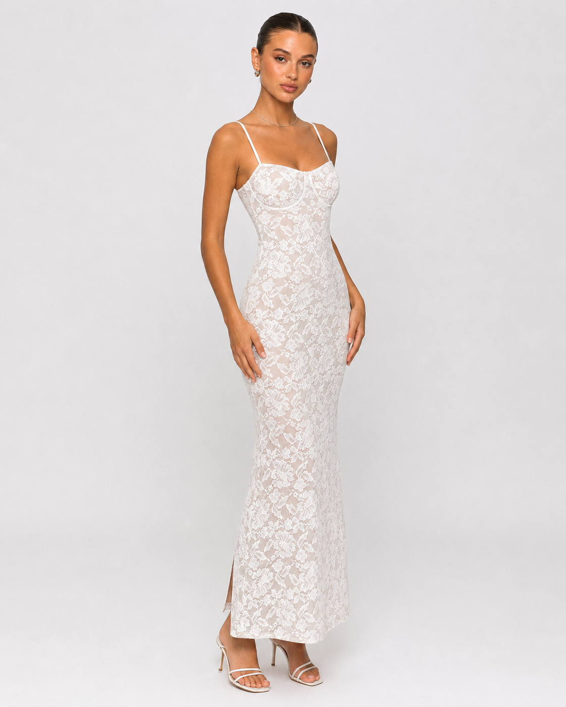 Vestido Largo Love Story Lace