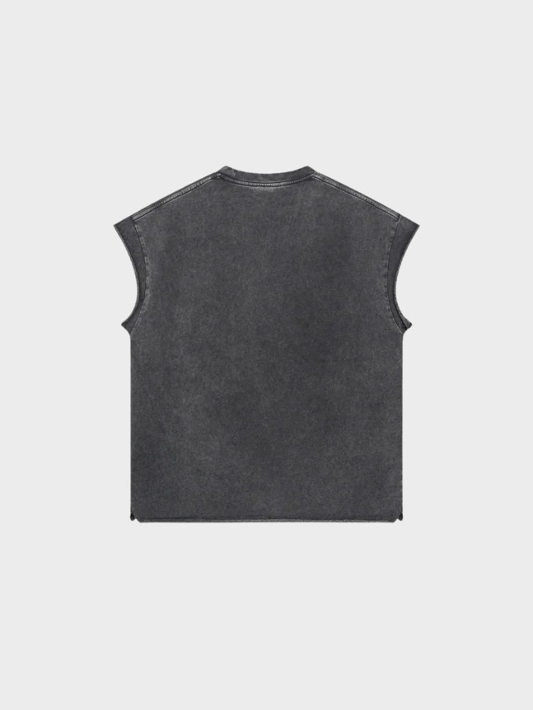 DCRB Distressed Washed Tanktop
