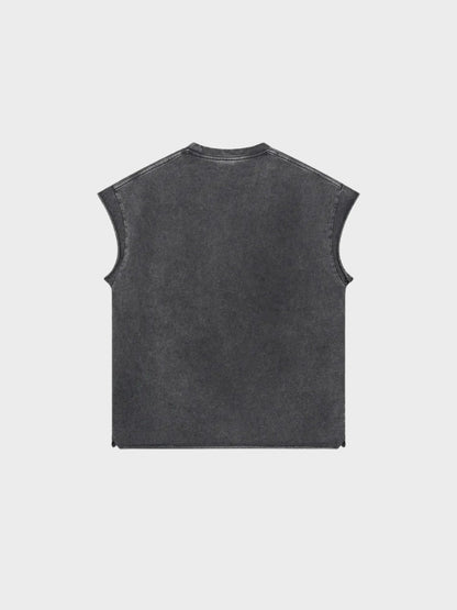 DCRB Distressed Washed Tanktop