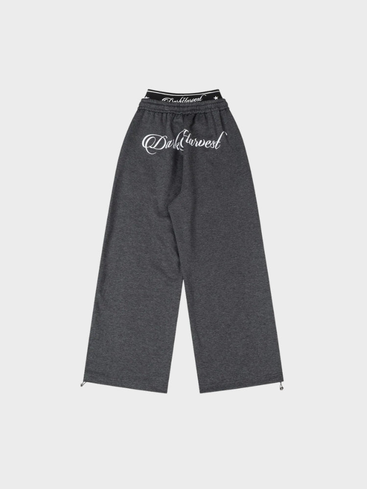 DCRB de doble cintura Joggers baggy