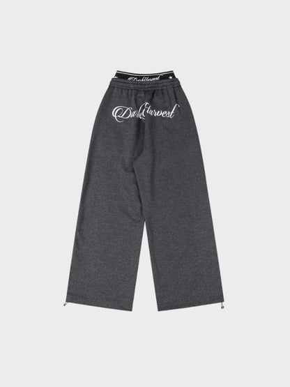 DCRB de doble cintura Joggers baggy
