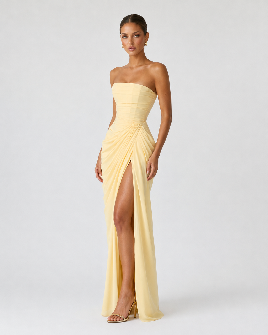 Vestido Largo Main Character Drape
