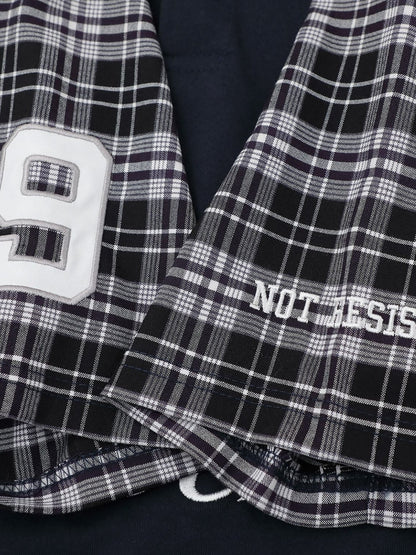 DCRB Plaid Sleeve Polo Shirt