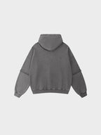Sudadera con Capucha de Diseño Deconstruido