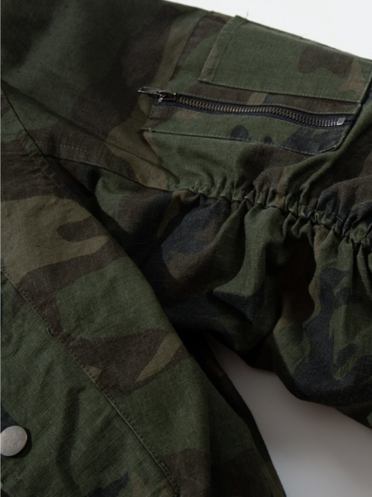 DCRB Camo de dos piezas Chaqueta acolchada
