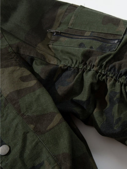 DCRB Camo de dos piezas Chaqueta acolchada