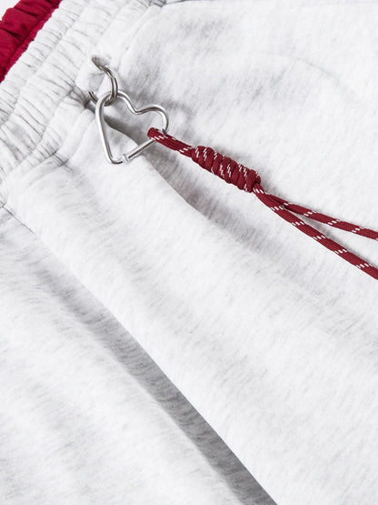 DCRB a rayas en contraste Joggers de corte barrel