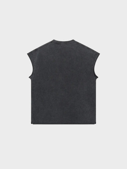 DCRB Distressed Washed Tanktop