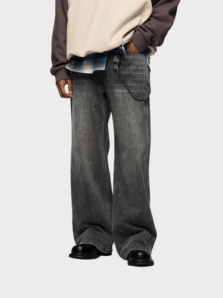 DCRB Vaqueros baggy - Negro/Gris