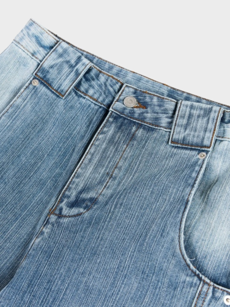 DCRB Baggy Washed Flower Vaqueros