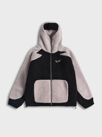 DCRB - Wolf Gris & White Forro polar sherpa Ninja