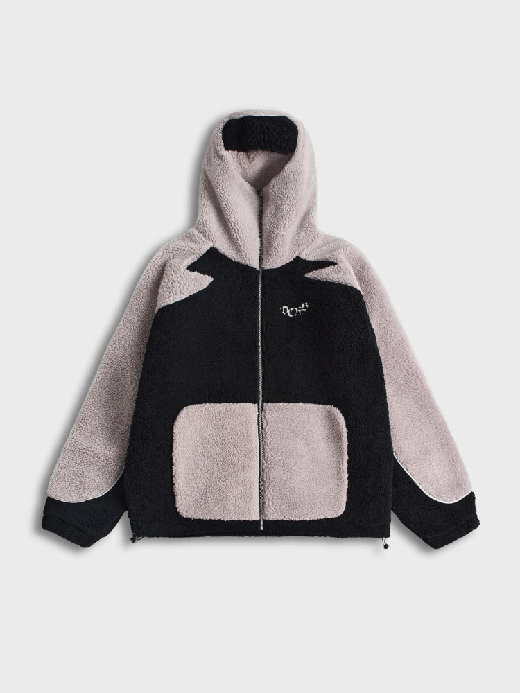 DCRB - Negro & Gris Forro polar sherpa Ninja