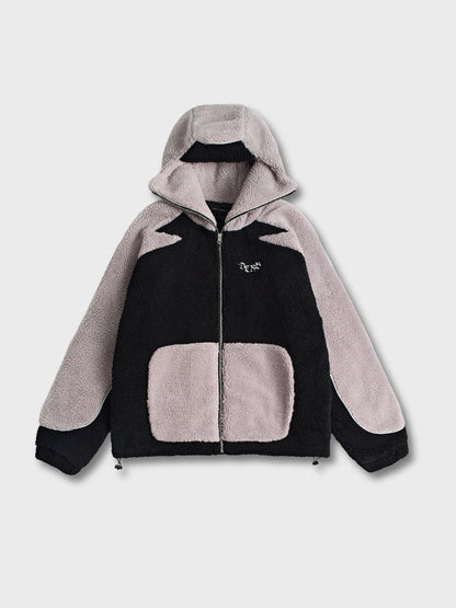 DCRB - Negro & Gris Forro polar sherpa Ninja