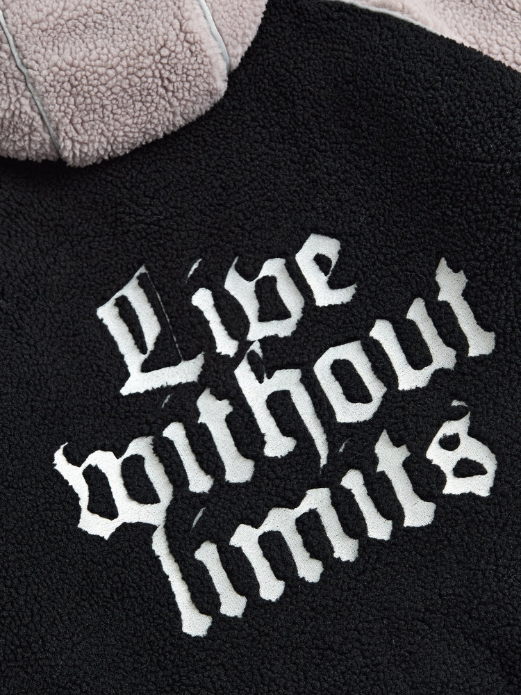 DCRB - Negro & Gris Forro polar sherpa Ninja