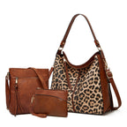 Conjunto de Tres Bolsos Hobo Estampados