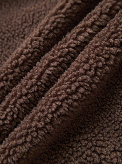 DCRB - Dark & Light Marrón Forro polar sherpa Ninja