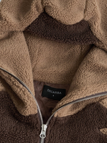 DCRB - Dark & Light Marrón Forro polar sherpa Ninja