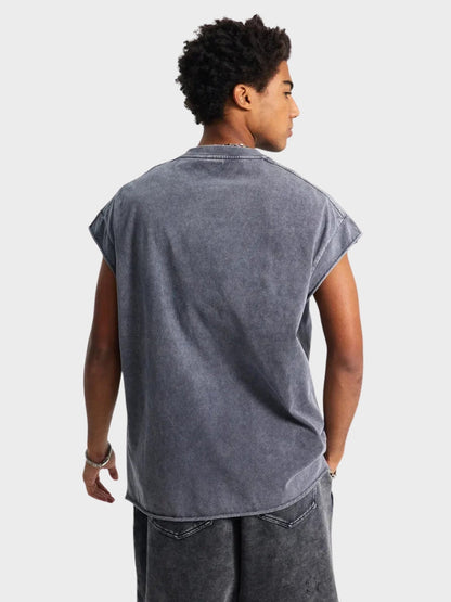 DCRB Distressed Washed Tanktop