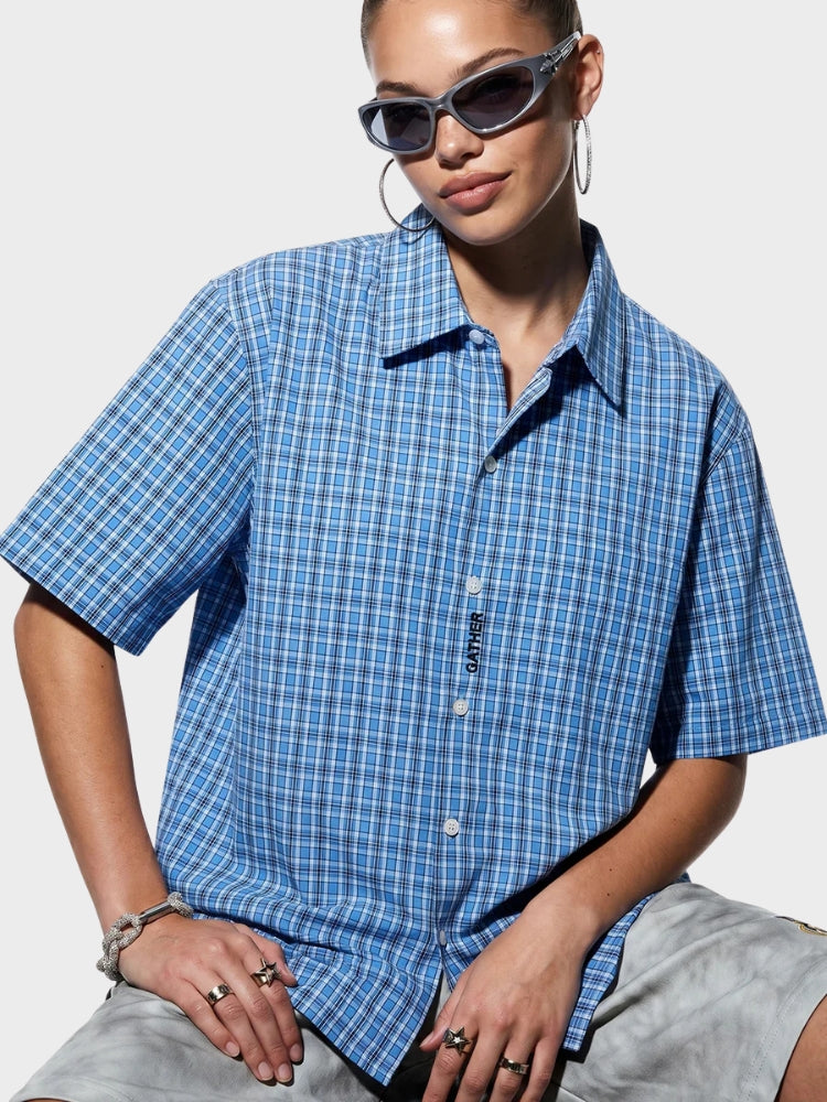 DCRB Plaid Shortsleeve Shirt