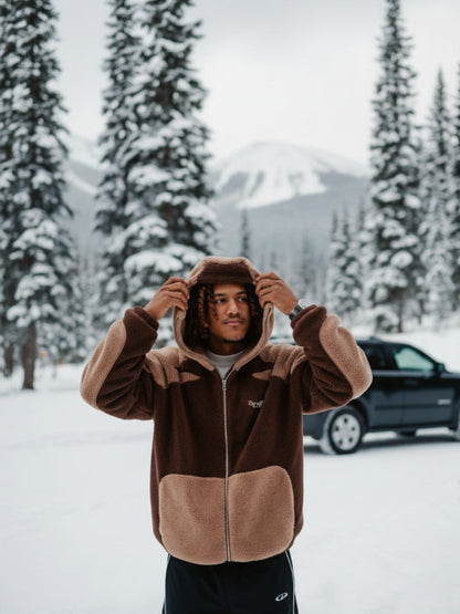DCRB - Wolf Gris & White Forro polar sherpa Ninja