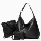 Conjunto de Tres Bolsos Hobo Suaves