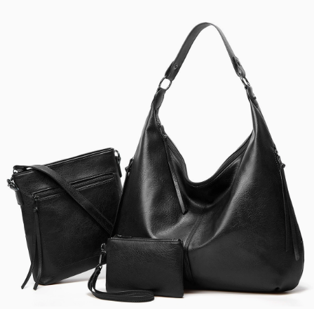 Conjunto de Tres Bolsos Hobo Suaves