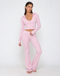 Conjunto Soft Form de sudadera y pantalón acampanado