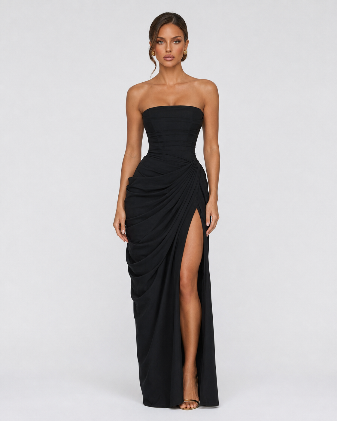 Vestido Largo Main Character Drape