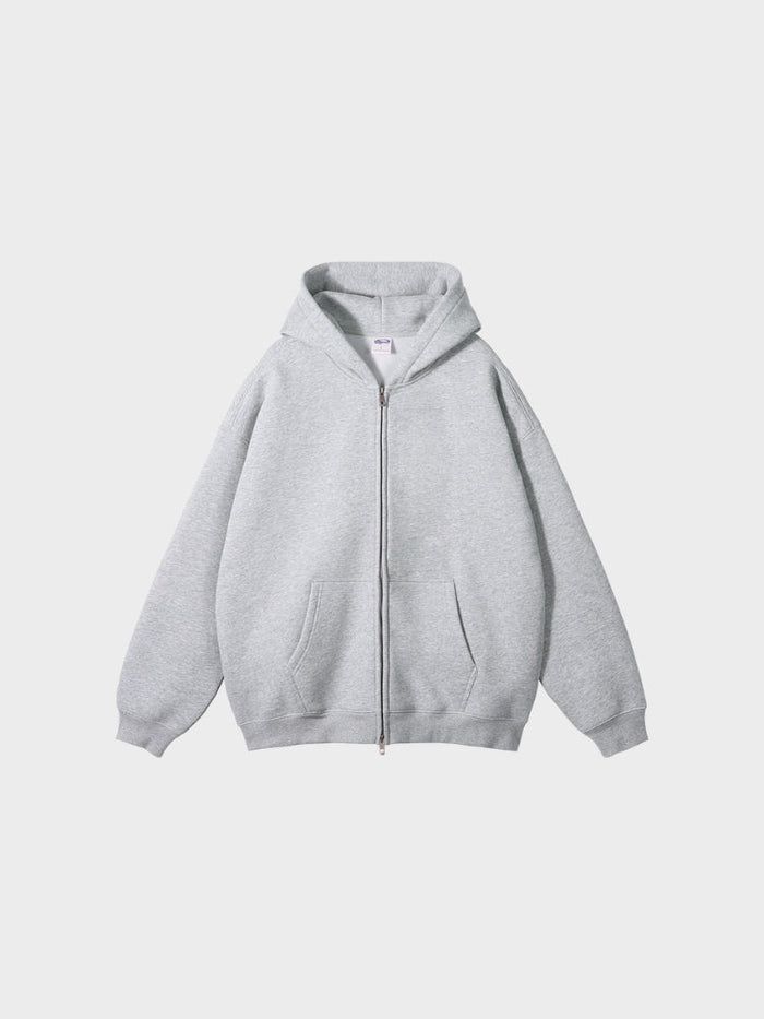 350 GSM Sudadera de calidad con cremallera