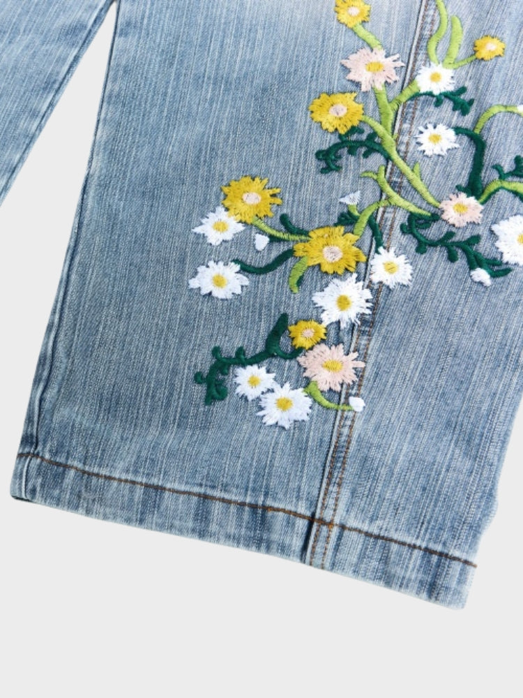 DCRB Baggy Washed Flower Vaqueros