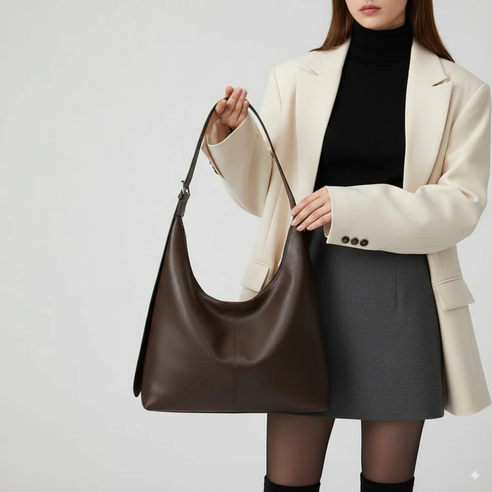 Bolso Tote de Estilo Relajado