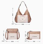 Conjunto de Tres Bolsos Hobo Suaves