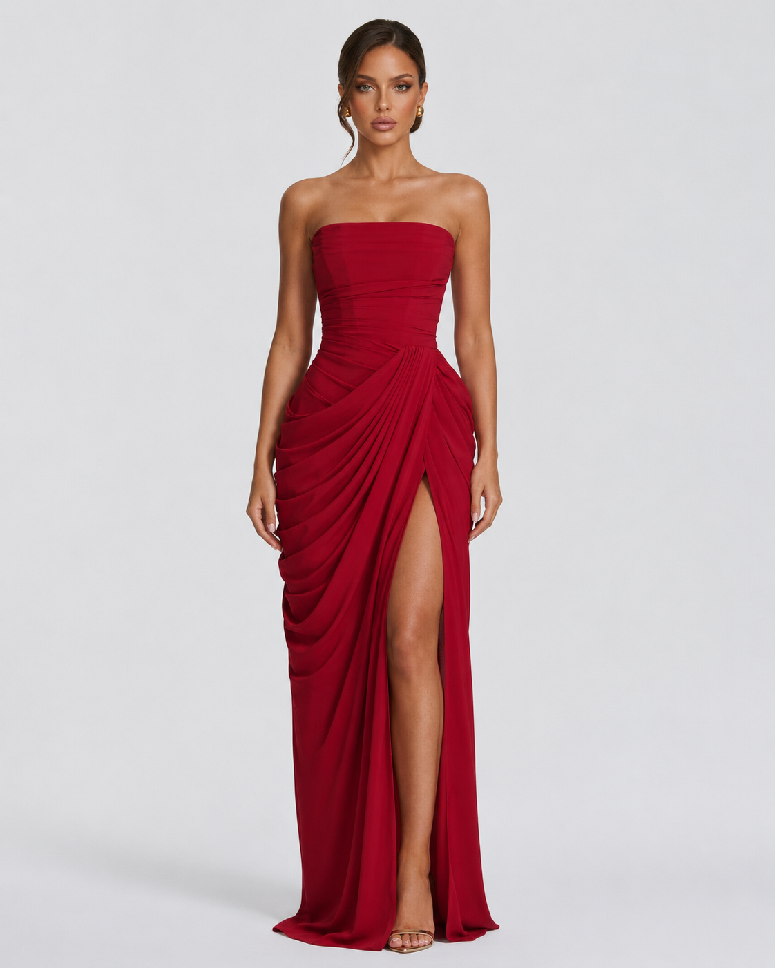 Vestido Largo Main Character Drape