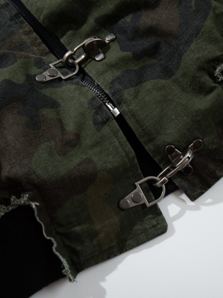 DCRB Camo de dos piezas Chaqueta acolchada