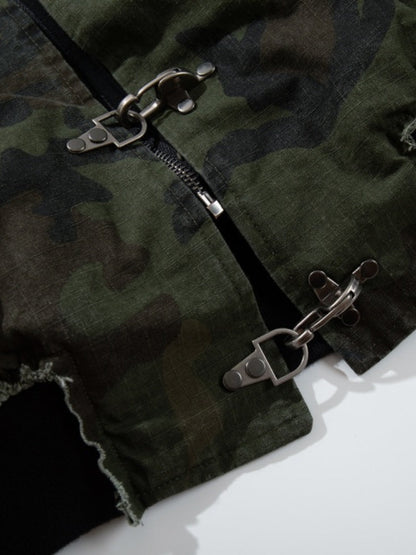 DCRB Camo de dos piezas Chaqueta acolchada