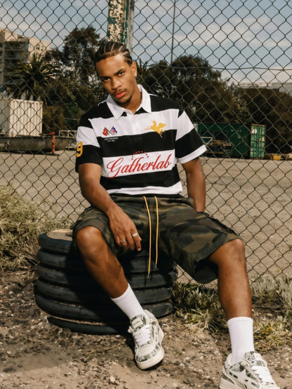 DCRB Striped Polo Sports Tee