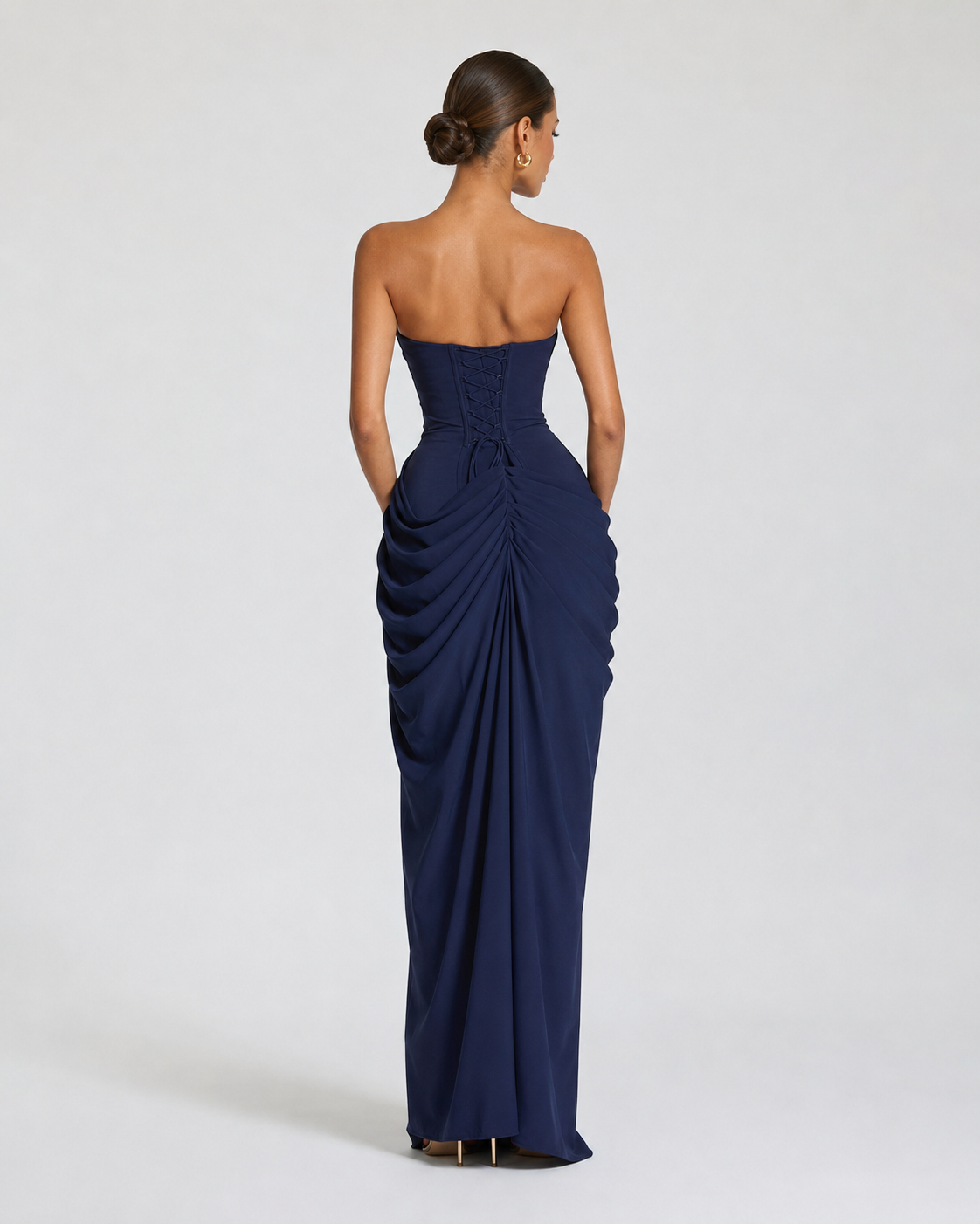 Vestido Largo Main Character Drape