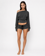 sunday stripe lounge set