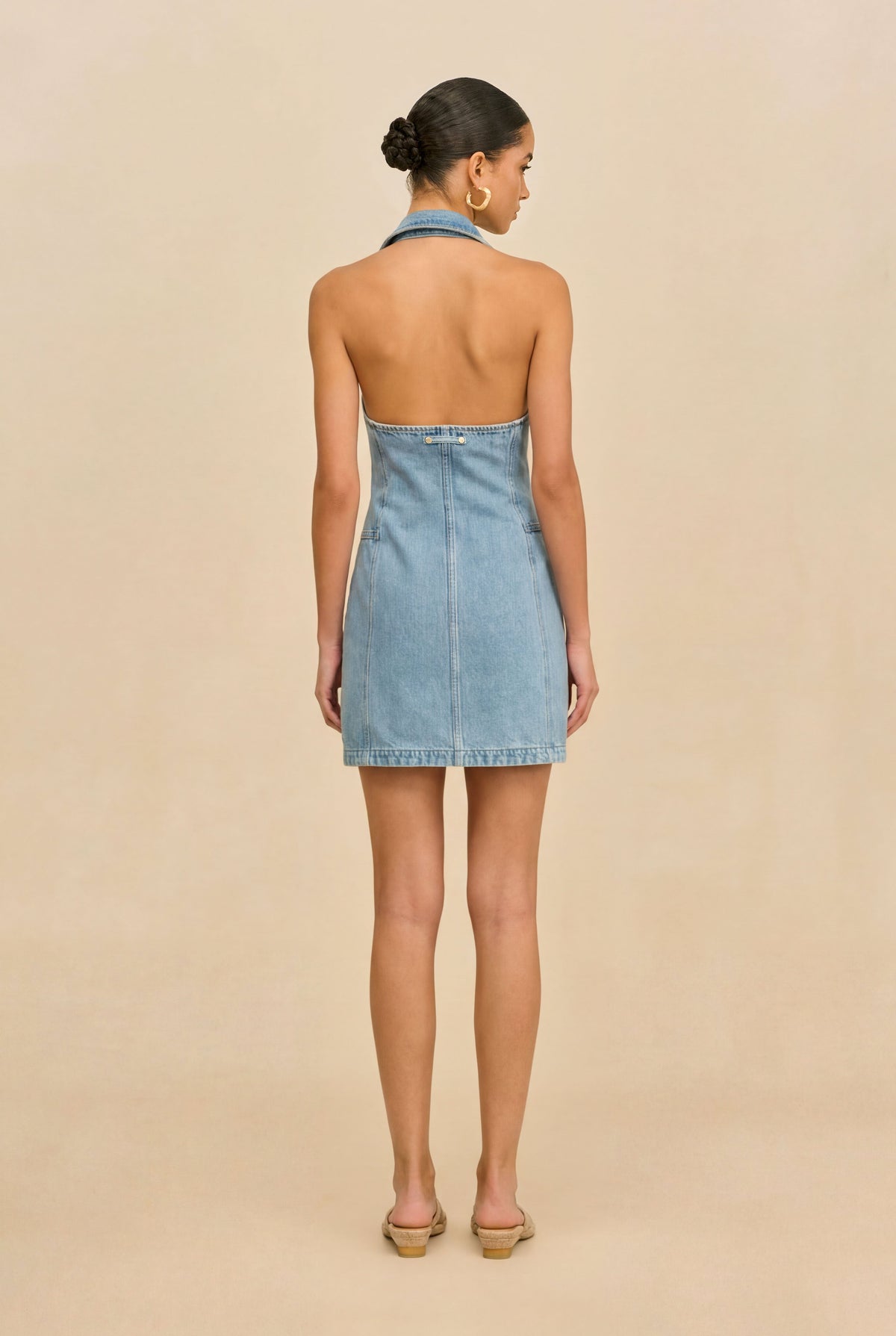 Vestido Charo — Azul vintage