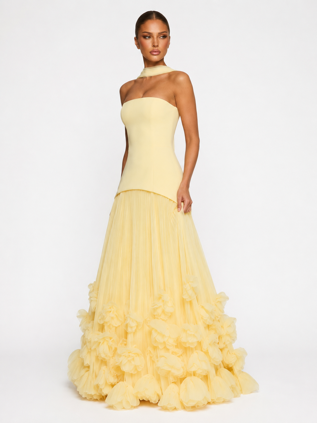 Vestido Largo Rosette