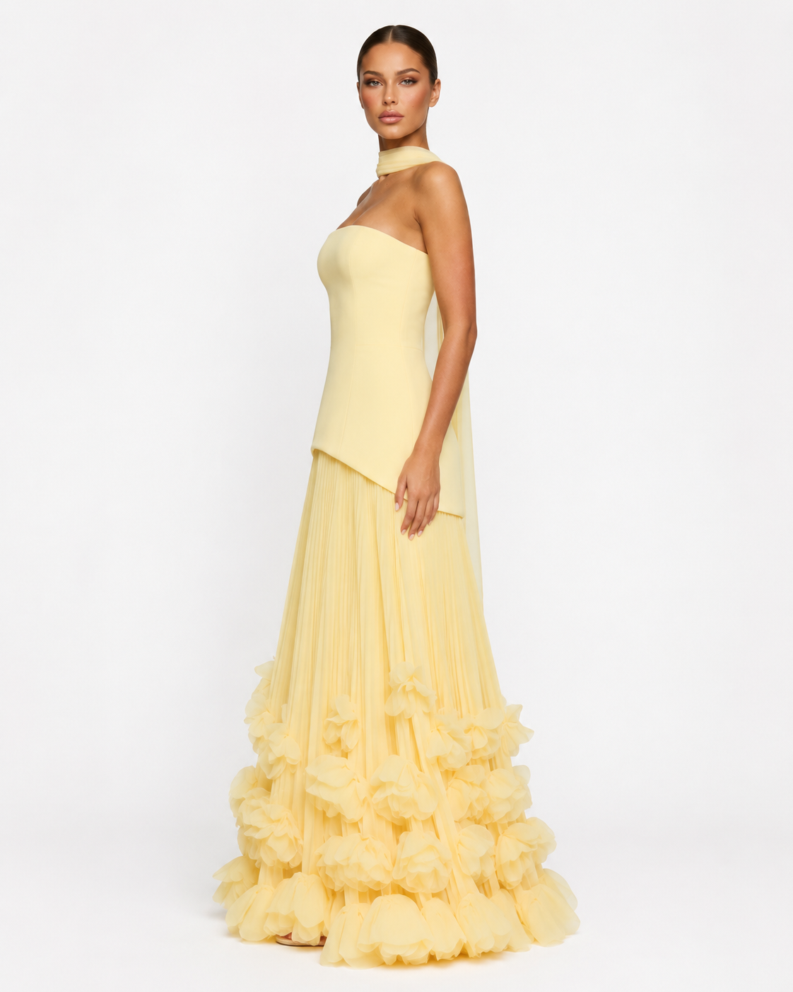 Vestido Largo Rosette