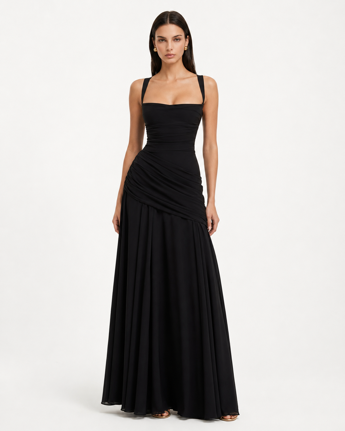 Vestido Largo Sculpted Muse