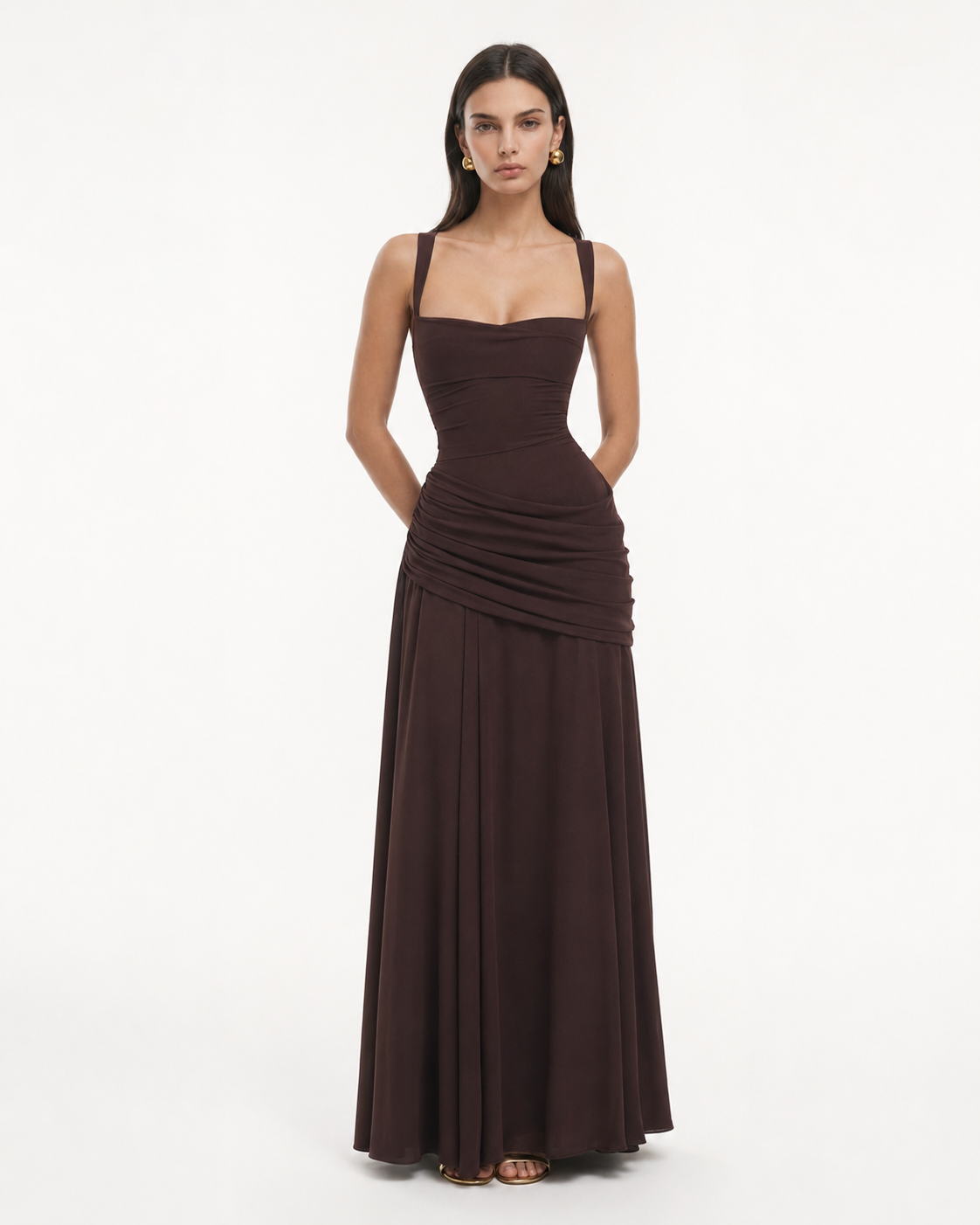 Vestido Largo Sculpted Muse