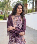 Blusa capa de seda Gundy