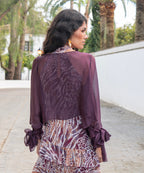 Blusa Capa de Seda Gundy